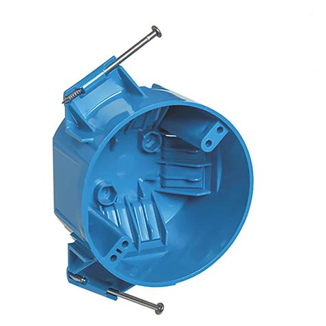 round blue electrical box|commercial electric outdoor electrical box.